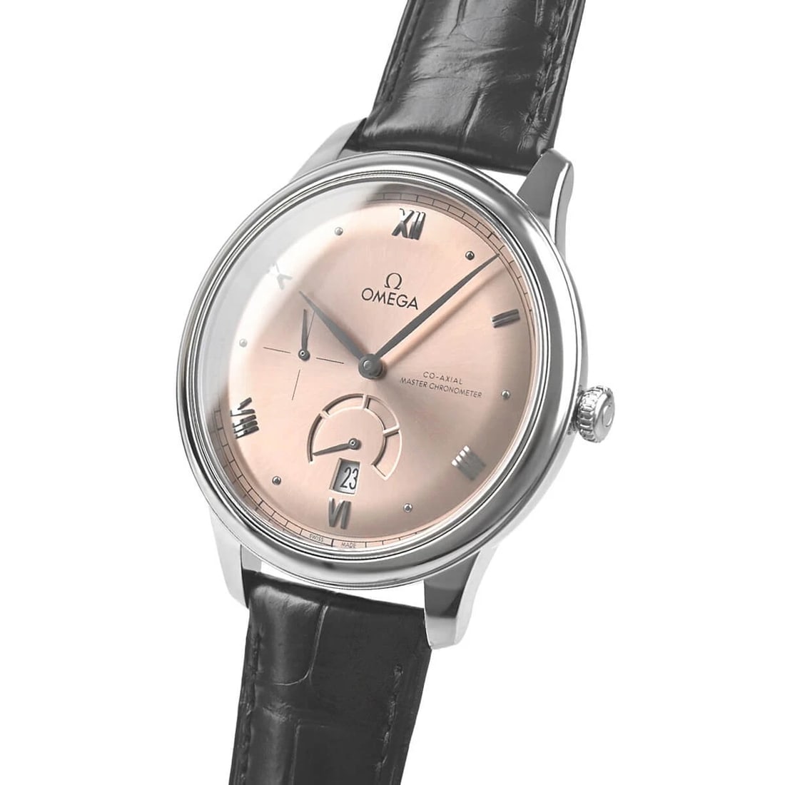 OMEGA DE VILLE PRESTIGE CO-AXIAL MASTER CHRONOMETER WATCH: OMEGA De Ville Prestige Co-Axial Master Chronometer Watch Brand: OMEGA Type/Style: Wristwatch Material: Case Material stainless Color: Dial Color pink Size: Case Size Case Size: 41.0mm Accessories