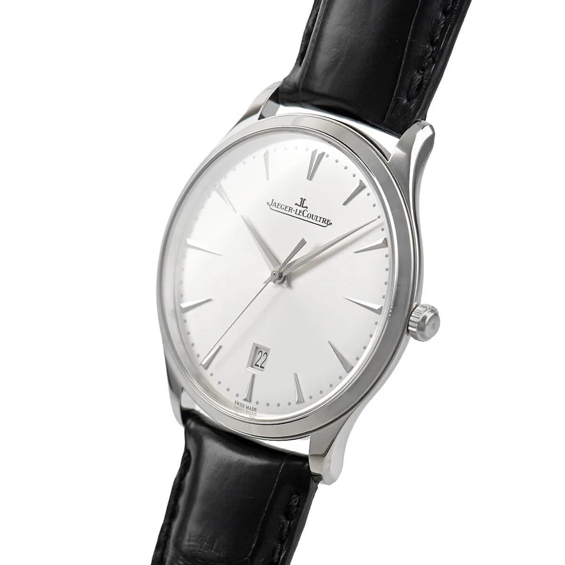 JAEGER-LECOULTRE MASTER ULTRA THIN WATCH: JAEGER-LECOULTRE Master Ultra Thin Watch Brand: JAEGER-LECOULTRE Type/Style: Wristwatch Material: Case Material stainless Color: Dial Color Silver Size: Case Size Case Size: 40.0mm Accessories: No