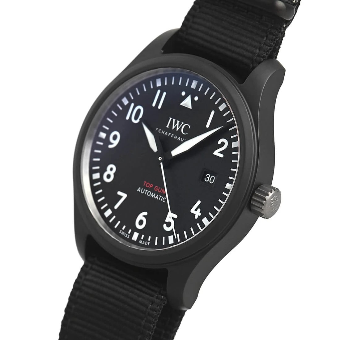 IWC PILOT'S WATCH AUTOMATIC TOP GUN WATCH: IWC Pilot's Watch Automatic Top Gun Watch Brand: IWC Type/Style: Wristwatch Material: Case Material ceramic Color: Dial Color black Size: Case Size Case Size: 41.0mm Accessories: None Accessories