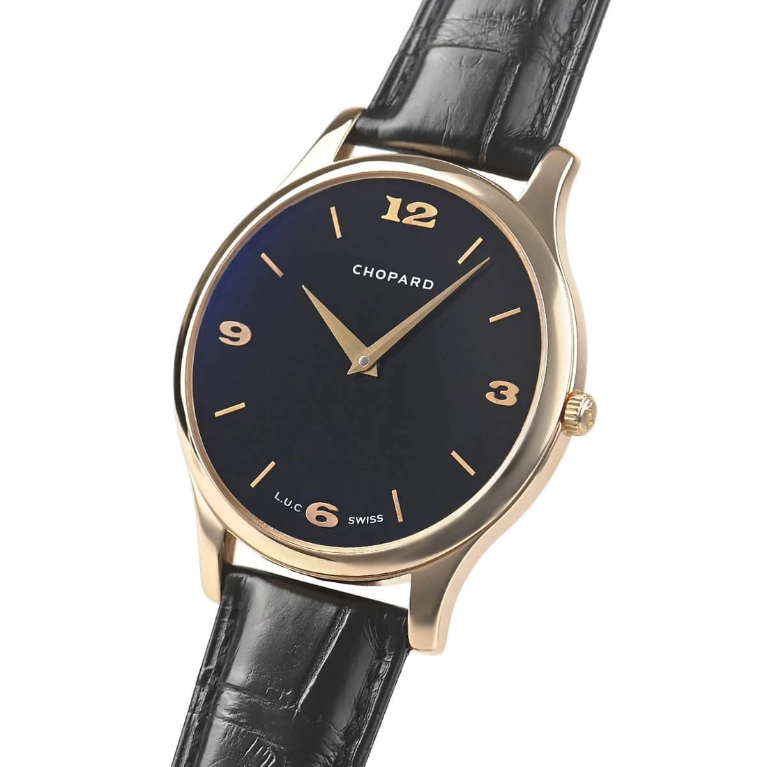 CHOPARD LUC XP WATCH: CHOPARD LUC XP Watch Brand: CHOPARD Type/Style: Wristwatch Material: Case Material Rose gold Color: Dial Color black Size: Case Size Case Size: 39.5mm Accessories: None Accessories Notice: When