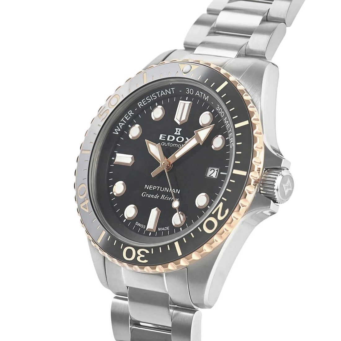 EDOX NEPTUNIAN GRANDE WATCH: EDOX Neptunian Grande Watch Brand: EDOX Type/Style: Wristwatch Material: Case Material stainless Color: Dial Color black Size: Case Size Case Size: 42.0mm Accessories: None Accessories Not