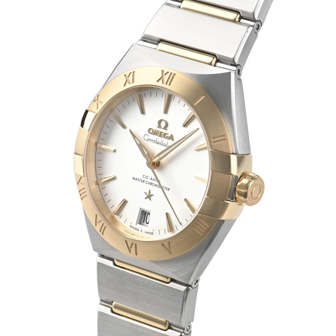 OMEGA CONSTELLATION WATCH: OMEGA Constellation Watch Brand: OMEGA Type/Style: Wristwatch Material: Case Material Stainless steel and yellow gold Color: Dial Color Silver Size: Case Size Case Size: 36.0mm Accessories: None <