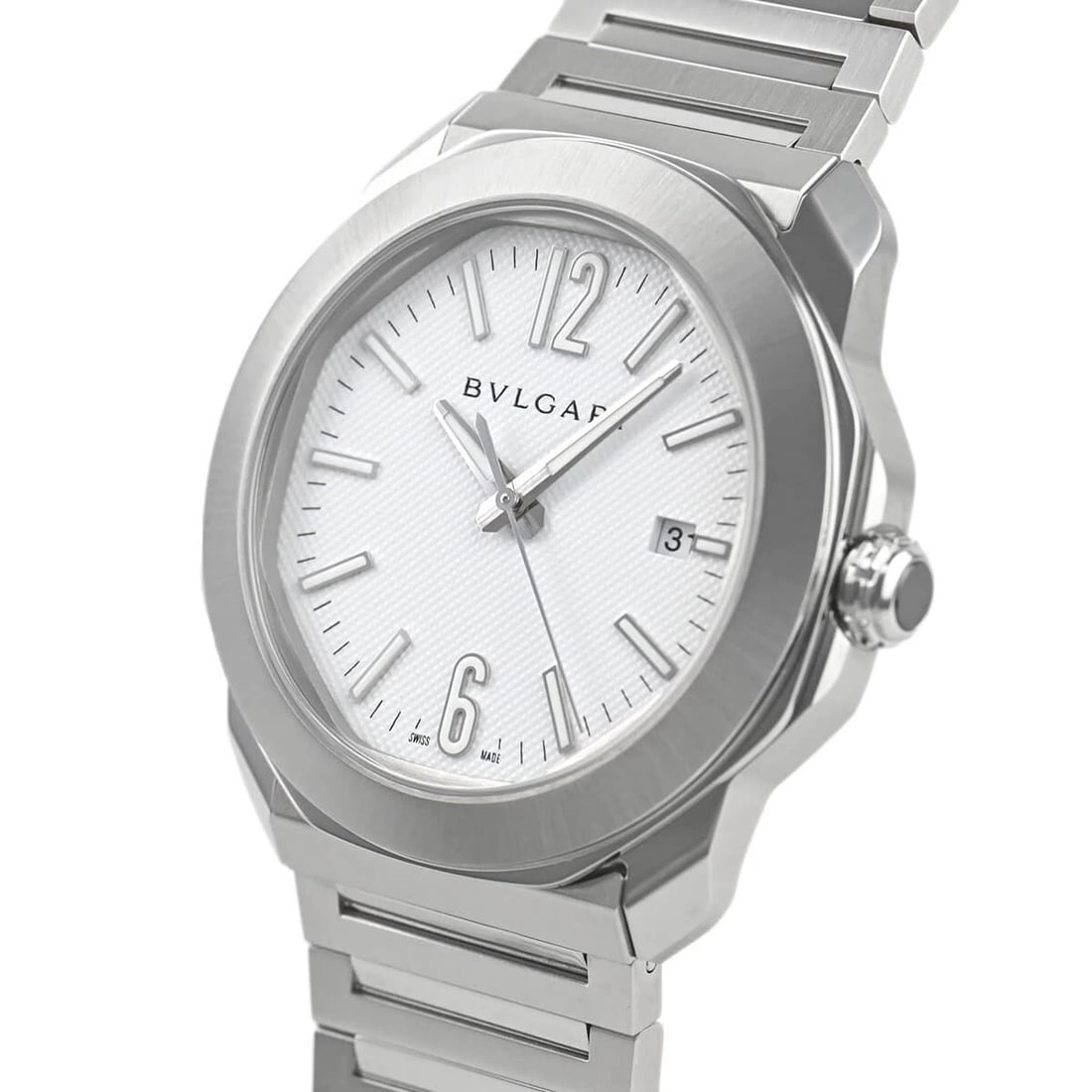 BVLGARI OCTO ROMA WATCH: BVLGARI Octo Roma Watch Brand: BVLGARI Type/Style: Wristwatch Material: Case Material stainless Color: Dial Color white Size: Case Size Case Size: 41.0mm Accessories: None Accessories Noti