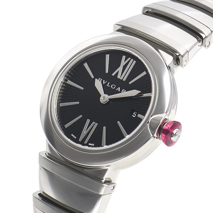 BVLGARI LUCEA WATCH: BVLGARI Lucea Watch Brand: BVLGARI Type/Style: Wristwatch Material: Case Material stainless Color: Dial Color black Size: Case Size Case Size: 28.0mm Accessories: None Accessories Notice: