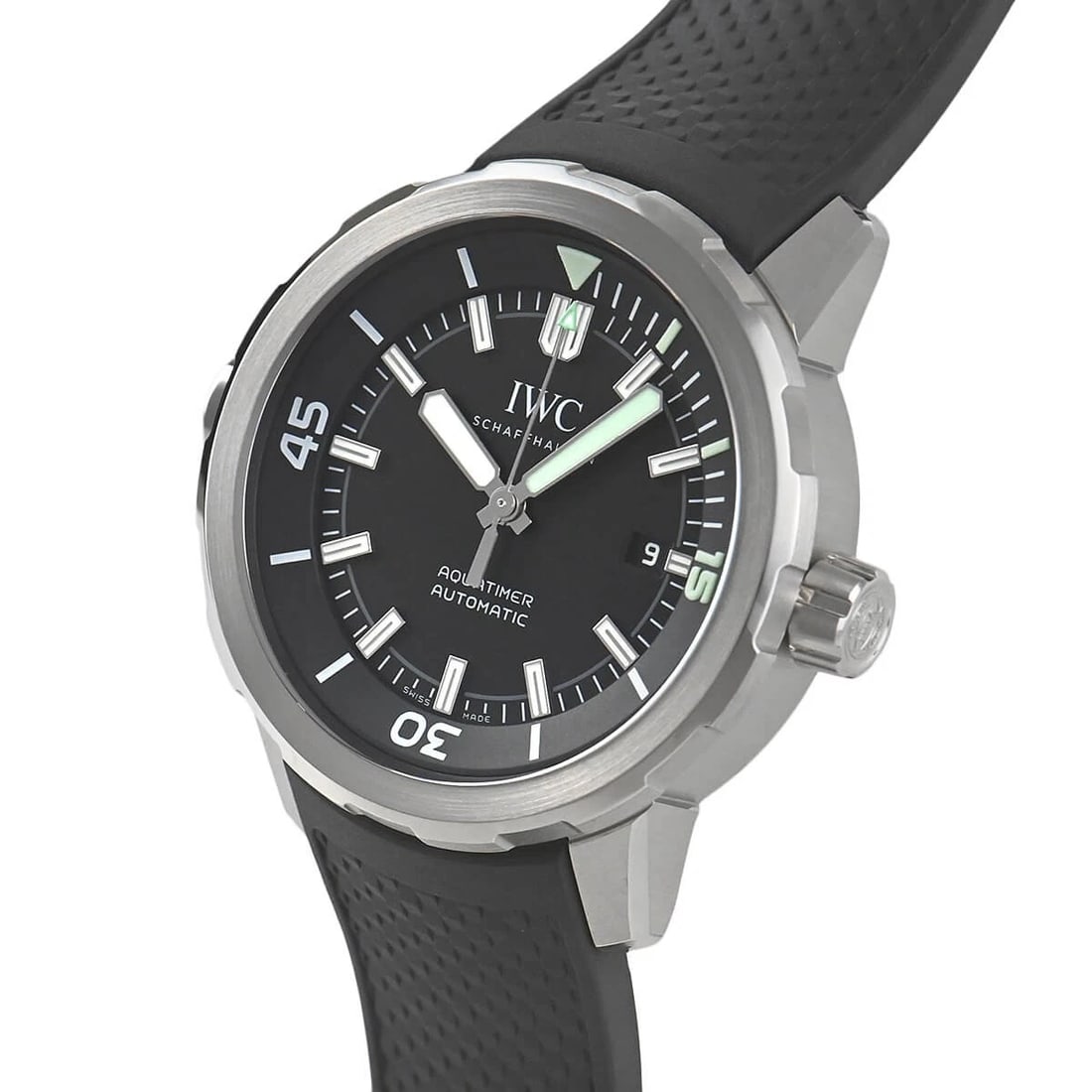 IWC AQUATIMER AUTOMATIC I WATCH: IWC Aquatimer Automatic I Watch Brand: IWC Type/Style: Wristwatch Material: Case Material stainless Color: Dial Color black Size: Case Size Case Size: 42.0mm Accessories: None Accessories