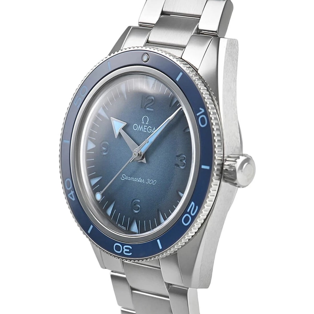 OMEGA SEAMASTER 300 SUMMER BLUE WATCH: OMEGA Seamaster 300 Summer Blue Watch Brand: OMEGA Type/Style: Wristwatch Material: Case Material stainless Color: Dial Color blue Size: Case Size Case Size: 41.0mm Accessories: None Acces