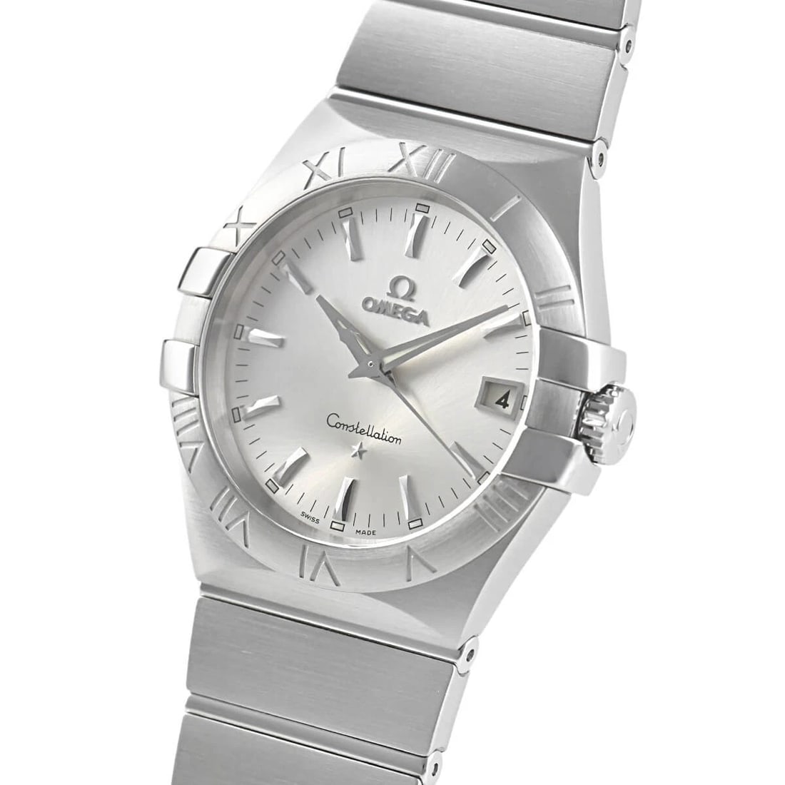OMEGA CONSTELLATION WATCH: OMEGA Constellation Watch Brand: OMEGA Type/Style: Wristwatch Material: Case Material stainless Color: Dial Color Silver Size: Case Size Case Size: 35.0mm Accessories: None Accessories Not
