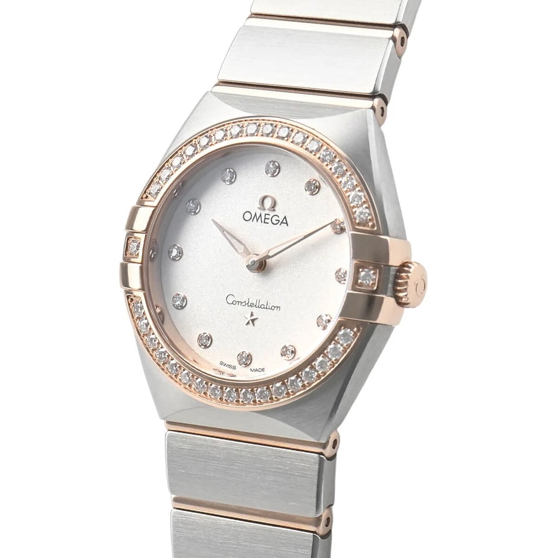 OMEGA CONSTELLATION WATCH: OMEGA Constellation Watch Brand: OMEGA Type/Style: Wristwatch Material: Case Material Stainless steel and Sedna gold Color: Dial Color Silver Size: Case Size Case Size: 28.0mm Accessories: None