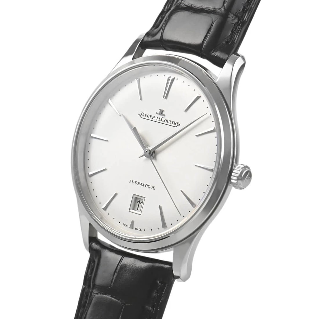JAEGER-LECOULTRE MASTER ULTRA THIN WATCH: JAEGER-LECOULTRE Master Ultra Thin Watch Brand: JAEGER-LECOULTRE Type/Style: Wristwatch Material: Case Material stainless Color: Dial Color Silver Gray Size: Case Size Case Size: 39.0mm Accessories: