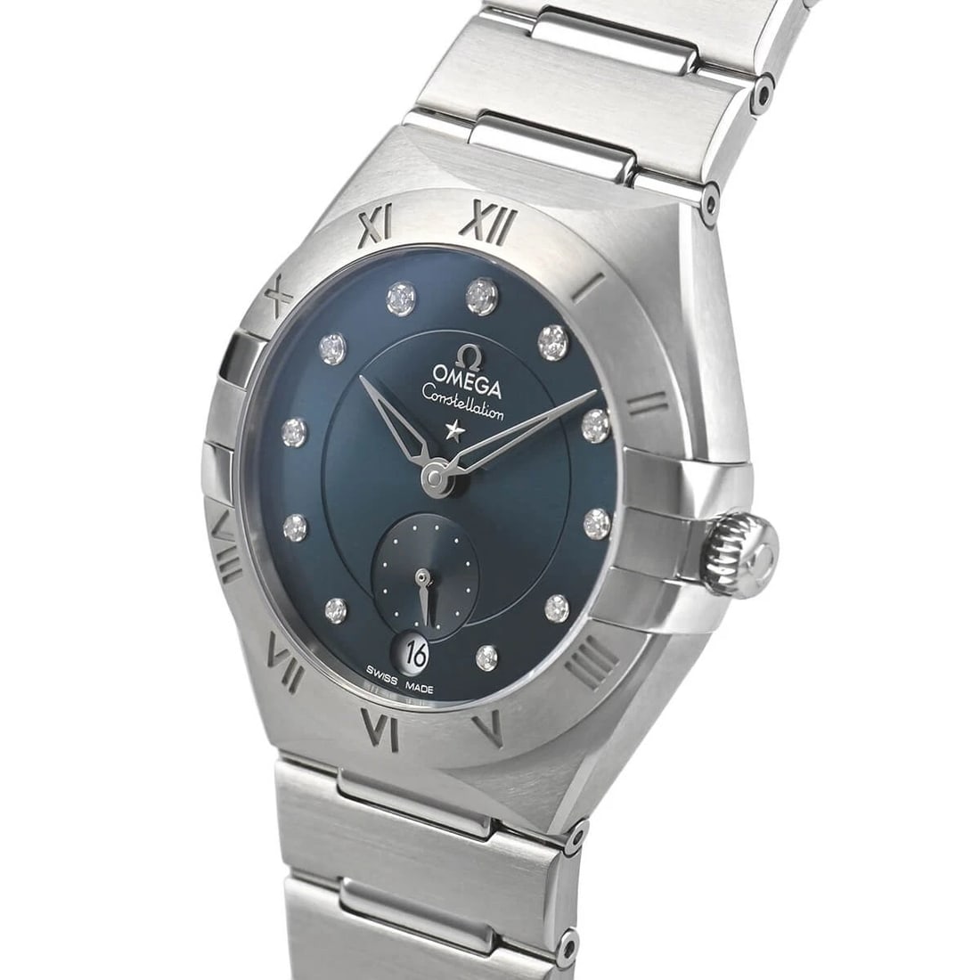 OMEGA CONSTELLATION WATCH: OMEGA Constellation Watch Brand: OMEGA Type/Style: Wristwatch Material: Case Material stainless Color: Dial Color blue Size: Case Size Case Size: 34.0mm Accessories: None Accessories Notic