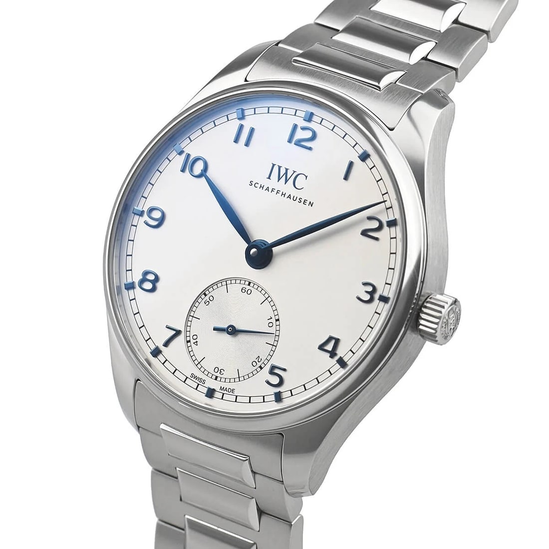 IWC PORTUGIESER AUTOMATIC 40 WATCH: IWC Portugieser Automatic 40 Watch Brand: IWC Type/Style: Wristwatch Material: Case Material stainless Color: Dial Color Silver Size: Case Size Case Size: 40.4mm Accessories: None Accessor