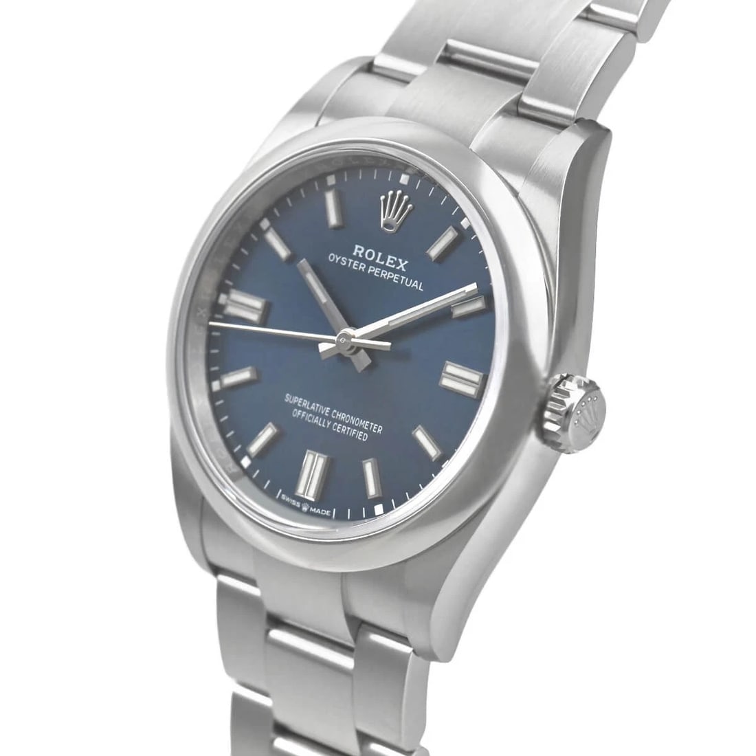 ROLEX OYSTER PERPETUAL 36 WATCH: ROLEX Oyster Perpetual 36 Watch Brand: ROLEX Type/Style: Wristwatch Material: Case Material stainless Color: Dial Color Bright Blue Size: Case Size Case Size: 36.0mm Accessories: None Accessories