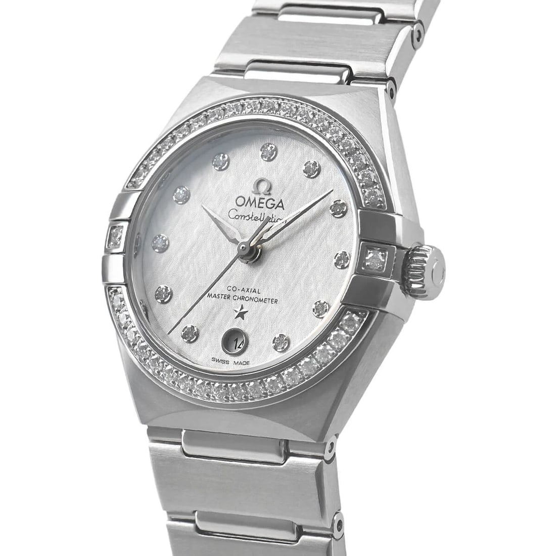 OMEGA CONSTELLATION WATCH: OMEGA Constellation Watch Brand: OMEGA Type/Style: Wristwatch Material: Case Material stainless Color: Dial Color Silver Size: Case Size Case Size: 29.0mm Accessories: None Accessories Notice: When