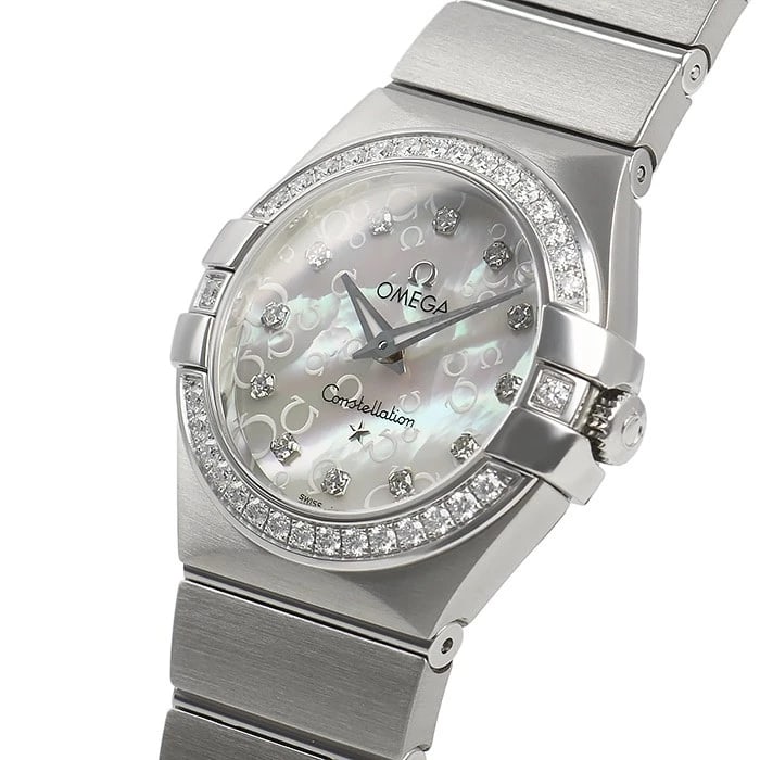 OMEGA CONSTELLATION BRUSH QUARTZ WATCH: OMEGA Constellation Brush Quartz Watch Brand: OMEGA Type/Style: Wristwatch Material: Case Material stainless Color: Dial Color white Size: Case Size Case Size: 27.0mm Accessories: None Acc