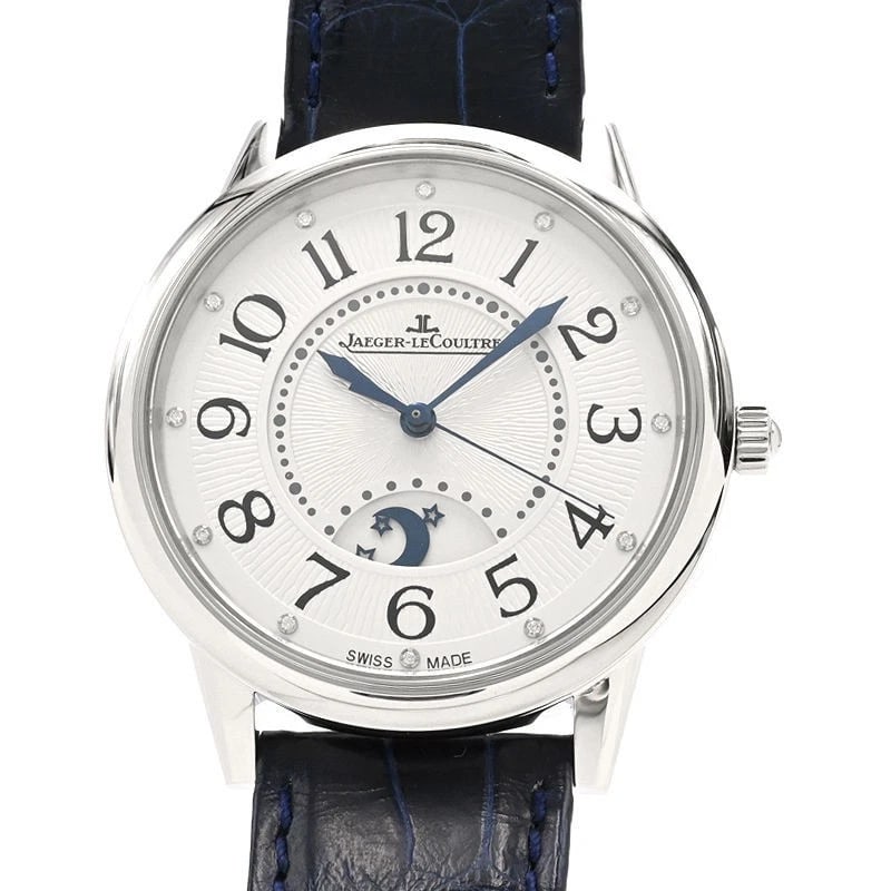JAEGER-LECOULTRE RENDEZVOUS NIGHT & DAY LARGE WATCH: JAEGER-LECOULTRE Rendezvous Night & Day Large Watch Brand: JAEGER-LECOULTRE Type/Style: Wristwatch Material: Case Material Stainless steel diamond Color: Dial Color Silver Size: Case Size Case Size: