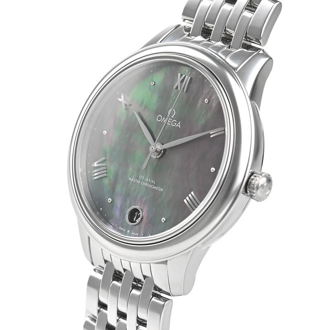 OMEGA DE VILLE PRESTIGE CO-AXIAL MASTER CHRONOMETER WATCH: OMEGA De Ville Prestige Co-Axial Master Chronometer Watch Brand: OMEGA Type/Style: Wristwatch Material: Case Material stainless Color: Dial Color gray Size: Case Size Case Size: 34.0mm Accessories