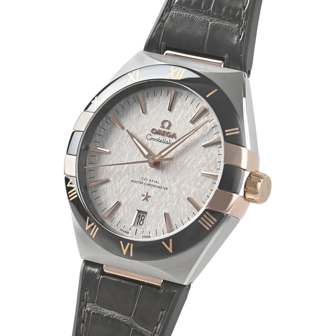 OMEGA CONSTELLATION WATCH: OMEGA Constellation Watch Brand: OMEGA Type/Style: Wristwatch Material: Case Material Stainless Steel Sedona Gold Color: Dial Color gray Size: Case Size Case Size: 41.0mm Accessories: None