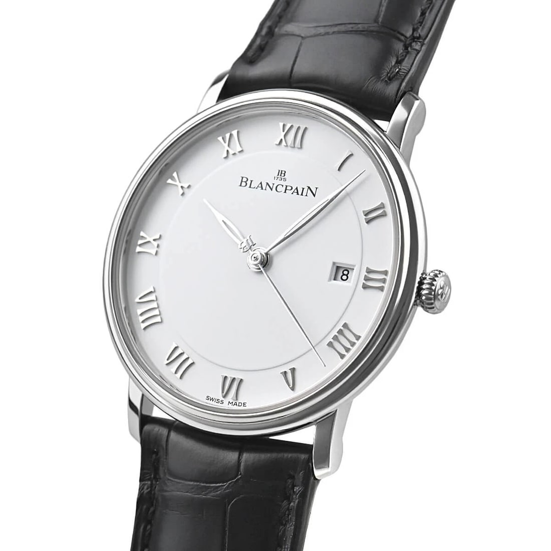 BLANCPAIN VILLERET ULTRA SLIM WATCH: BLANCPAIN Villeret Ultra Slim Watch Brand: BLANCPAIN Type/Style: Wristwatch Material: Case Material stainless Color: Dial Color white Size: Case Size Case Size: 40.0mm Accessories: None Accessories