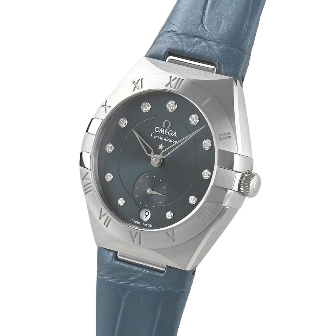 OMEGA CONSTELLATION WATCH: OMEGA Constellation Watch Brand: OMEGA Type/Style: Wristwatch Material: Case Material stainless Color: Dial Color blue Size: Case Size Case Size: 34.0mm Accessories: None Accessories Notic