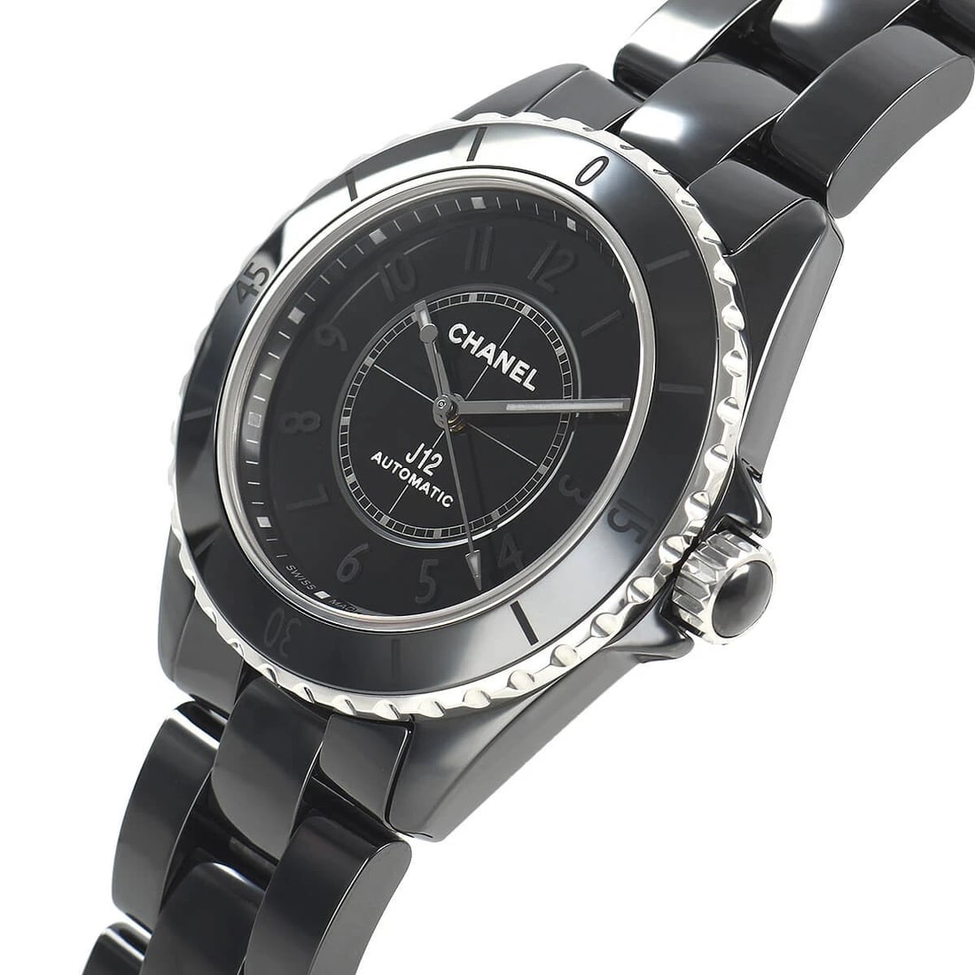 CHANEL J12 PHANTOM CALIBER WATCH: CHANEL J12 Phantom Caliber Watch Brand: CHANEL Type/Style: Wristwatch Material: Case Material ceramic Color: Dial Color black Size: Case Size Case Size: 38.0mm Accessories: None Accessories Notice: