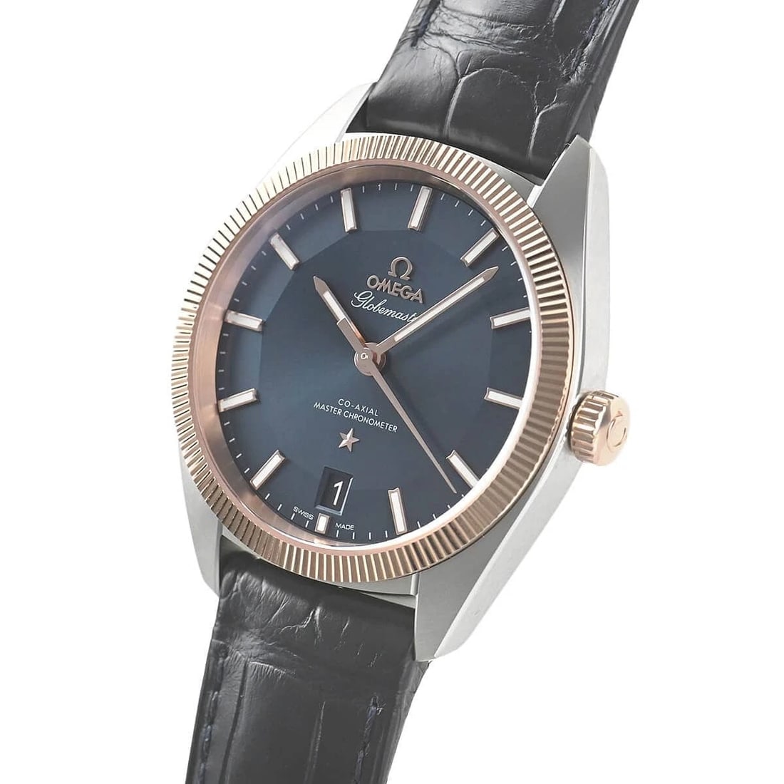 OMEGA CONSTELLATION GLOBEMASTER 1 WATCH: OMEGA Constellation Globemaster 1 Watch Brand: OMEGA Type/Style: Wristwatch Material: Case Material Stainless Steel Sedona Gold Color: Dial Color blue Size: Case Size Case Size: 39.0mm Accessories