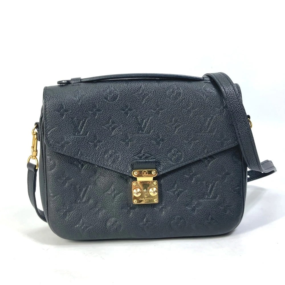 LOUIS VUITTON MONOGRAMEMPREINTE 2WAY HAND BAG: LOUIS VUITTON MonogramEmpreinte 2WAY Hand Bag Brand: LOUIS VUITTON Type/Style: Shoulder Bag Material: MonogramEmpreinteLeather Color: Noir / Black Size: W9.3?H7.3?D2.0inch / W23.5cm H18.5cm D5cm