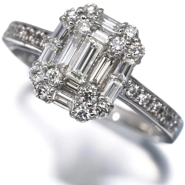 DIAMOND RING 900 PLATINUM (1 of 5)