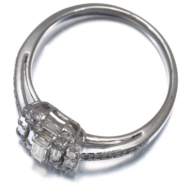 DIAMOND RING 900 PLATINUM - 5