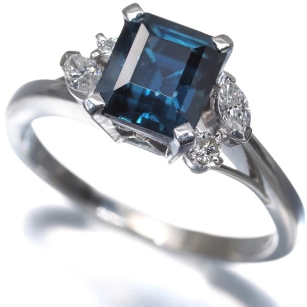 TASAKI SAPPHIRE DIAMOND RING 900 PLATINUM: TASAKI Sapphire Diamond Ring 900 Platinum Brand: TASAKI Type/Style: Ring Material: 900 Platinum Main Stone Natural Color: Platinum Size: US 6.5-6.75 Accessories: None Accessories Notice: When