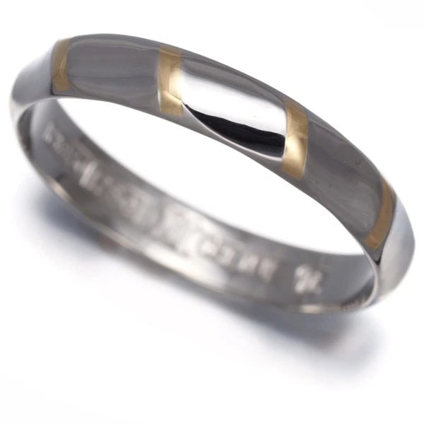 CELINE WEDDING BAND BICOLOR RING 18K 750 YELLOW GOLD/850 PLATINUM: CELINE Wedding Band Bicolor Ring 18K 750 Yellow Gold/850 Platinum Brand: CELINE Type/Style: Ring Material: 18K 750 Yellow Gold/850 Platinum Color: pt YG Size: US 7.75 Accessories: None Acc