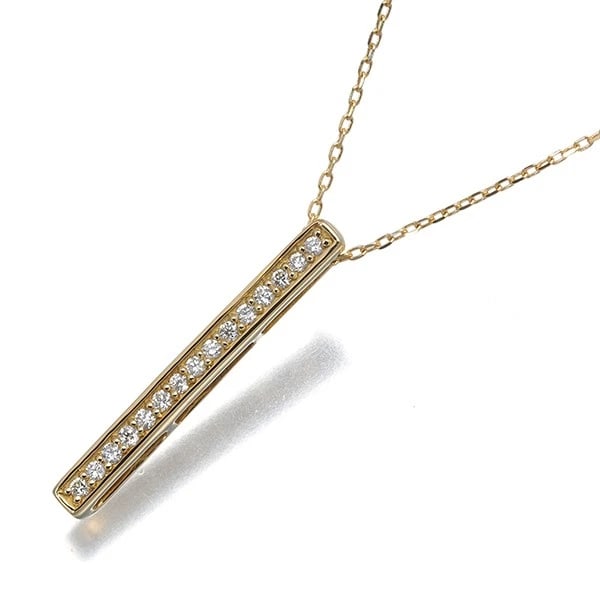 FESTARIA DIAMOND NECKLACE 18K 750 YELLOW GOLD: Festaria Diamond Necklace 18K 750 Yellow Gold Brand: Festaria Type/Style: Necklace Material: 18K 750 Yellow Gold Main Stone Natural Color: Yellow Gold Size: Necklace length: 36 / 40cm Pendant size: 19
