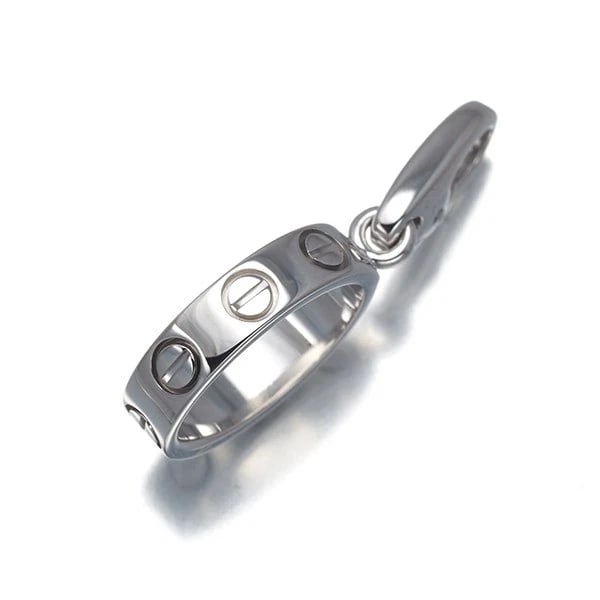 CARTIER LOVE CHARM PENDANT 18K 750 WHITE GOLD: Cartier Love Charm Pendant 18K 750 White Gold Brand: Cartier Type/Style: Pendant Material: 18K 750 White Gold Main Stone Natural Color: White Gold Size: Design size: 13.7 x 3.4mm Total length of the p