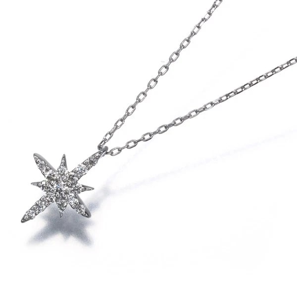 STAR JEWELRY DIAMOND CROSSING STAR NECKLACE 18K 750 WHITE GOLD: STAR JEWELRY Diamond Crossing Star Necklace 18K 750 White Gold Brand: STAR JEWELRY Type/Style: Necklace Material: 18K 750 White Gold Main Stone Natural Color: White Gold Size: Necklace length: 37 / 40