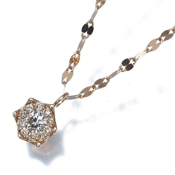 ESTELLE BROWN DIAMOND PAVED LONG NECKLACE 18K 750 ROSE GOLD: ESTELLE Brown Diamond Paved Long Necklace 18K 750 Rose Gold Brand: ESTELLE Type/Style: Necklace Material: 18K 750 Yellow Gold/Cord Main Stone Natural Color: Size: Necklace length: 70cmAdjUS table to