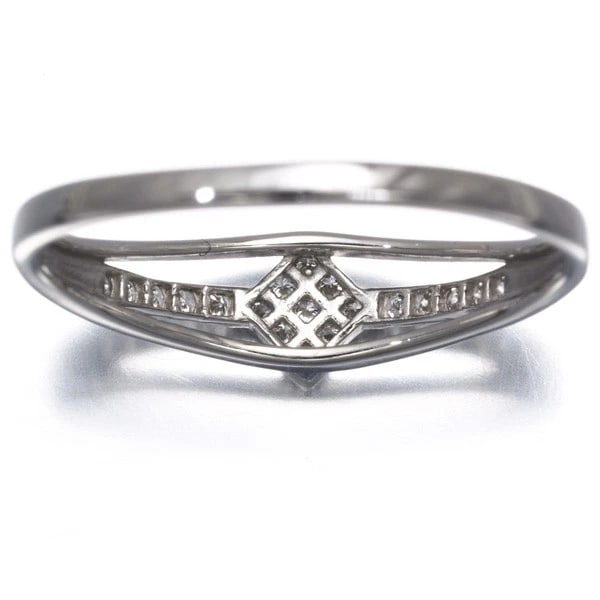 DIAMOND RING 900 PLATINUM - 3