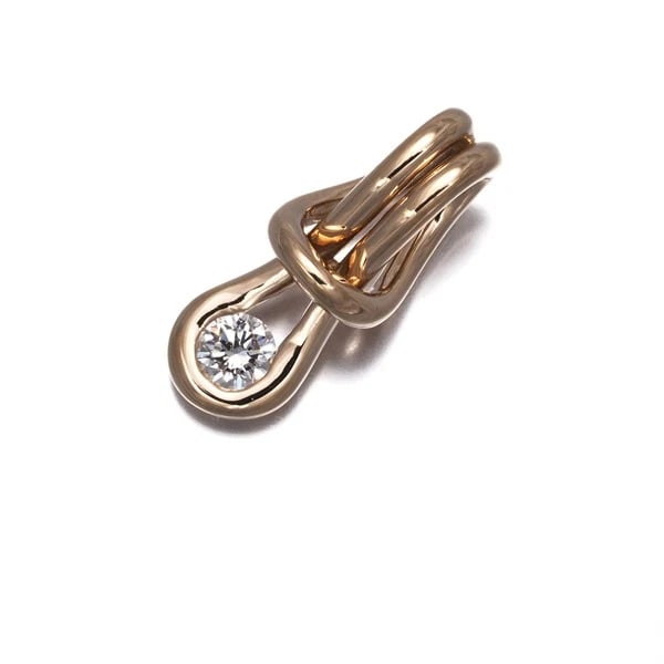 FOREVERMARK DIAMOND ENCORDIA PENDANT 18K 750 ROSE GOLD: FOREVERMARK Diamond Encordia Pendant 18K 750 Rose Gold Brand: FOREVERMARK Type/Style: Pendant Material: 18K 750 Rose Gold Main Stone Natural Color: Rose Gold Size: Design size: 16.3 x 6.2mmBail inner 