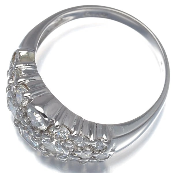 DIAMOND PAVED RING 900 PLATINUM - 4
