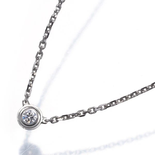 CARTIER DIAMOND D'AMOUR XS NECKLACE 18K 750 WHITE GOLD: Cartier Diamond d'Amour XS Necklace 18K 750 White Gold Brand: Cartier Type/Style: Necklace Material: 18K 750 White Gold Main Stone Natural Color: White Gold Size: Necklace length: 38 / 41cmPendant siz