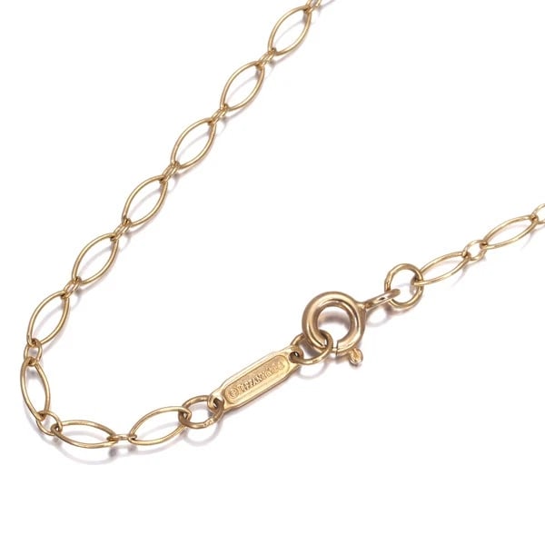 TIFFANY&CO. OVAL LINK CHAIN NECKLACE 18K 750 YELLOW GOLD: Tiffany&Co. Oval Link Chain Necklace 18K 750 Yellow Gold Brand: Tiffany & Co. Type/Style: Necklace Material: 18K 750 Yellow Gold Color: Yellow Gold Size: Necklace length: 46cmNecklace width: 2.6mmClas
