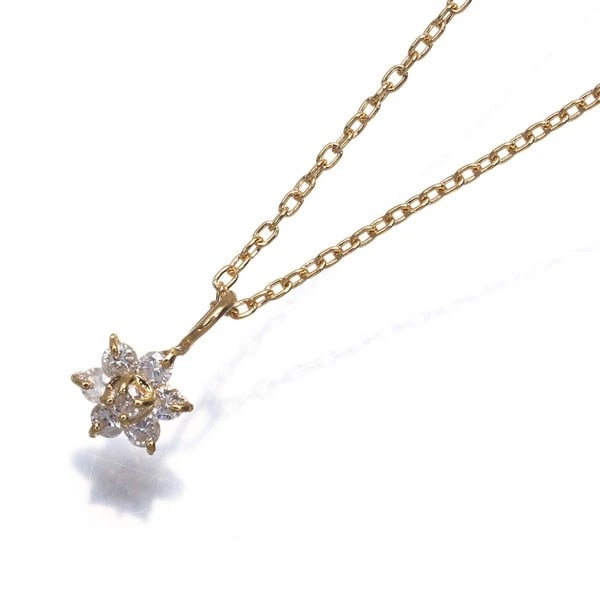 DRESS A DRESS DIAMOND FLOWER NECKLACE 18K 750 YELLOW GOLD: dress a dress Diamond Flower Necklace 18K 750 Yellow Gold Brand: Unbranded Type/Style: Necklace Material: 18K 750 Yellow Gold Main Stone Natural Color: Yellow Gold Size: Necklace length: 37 - 40cm Pen