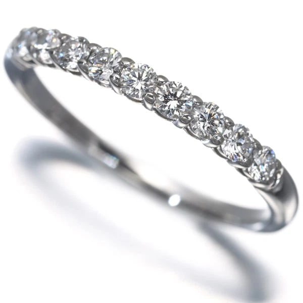 TIFFANY&CO. DIAMOND TIFFANY FOREVER RING 950 PLATINUM: Tiffany&Co. Diamond Tiffany Forever Ring 950 Platinum Brand: Tiffany & Co. Type/Style: Ring Material: 950 Platinum Main Stone Natural Color: Platinum Size: US 5.75-6 Accessories: None Acce