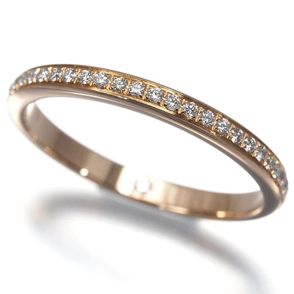 BVLGARI DIAMOND DEDICATA A VENEZIA HALF RING 18K 750 ROSE GOLD: BVLGARI Diamond Dedicata a Venezia Half Ring 18K 750 Rose Gold Brand: BVLGARI Type/Style: Ring Material: 18K 750 Rose Gold Main Stone Natural Color: Rose Gold Size: US 5.25 - 5.5 Accessories: None