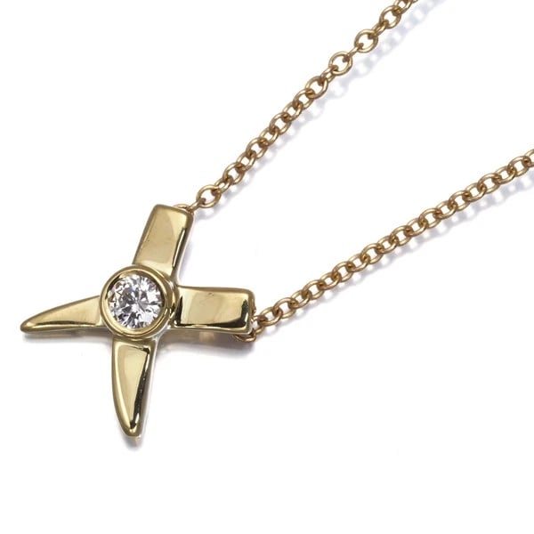 TIFFANY&CO. DIAMOND PALOMA'S GRAFFITIX KISS NECKLACE 18K 750 YELLOW GOLD: Tiffany&Co. Diamond Paloma's GraffitiX Kiss Necklace 18K 750 Yellow Gold Brand: Tiffany & Co. Type/Style: Necklace Material: 18K 750 Yellow Gold Main Stone Natural Color: Yellow Gold Size: Necklace le