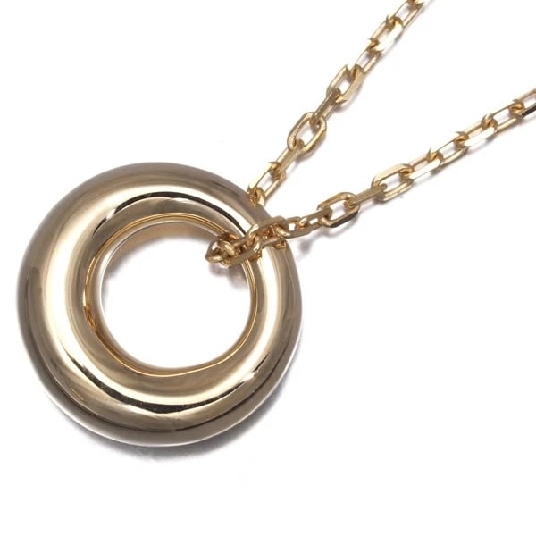 CHAUMET ANNEAU SM NECKLACE 18K 750 YELLOW GOLD: CHAUMET Anneau SM Necklace 18K 750 Yellow Gold Brand: CHAUMET Type/Style: Necklace Material: 18K 750 Yellow Gold Color: Yellow Gold Size: Necklace length: 39 / 42cmPendant size: Diameter 12.9mm Ac