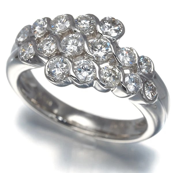 DIAMOND RING 900 PLATINUM (1 of 3)