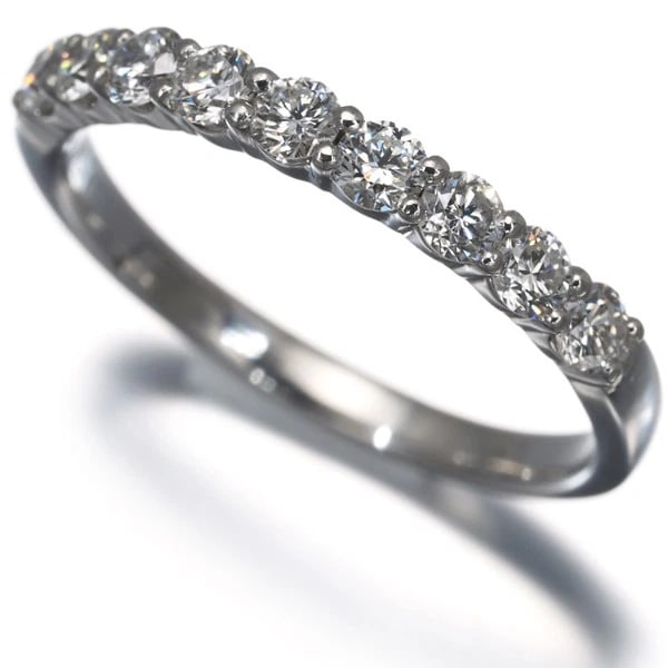 VENDOME DIAMOND 9P RING 950 PLATINUM: VENDOME Diamond 9P Ring 950 Platinum Brand: VENDOME Type/Style: Ring Material: 950 Platinum Main Stone Natural Color: Platinum Size: US 5.75-6 Accessories: None Accessories Notice: When pu