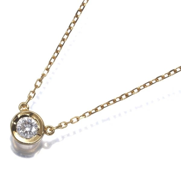 DIAMOND SOLITAIRE BEZEL NECKLACE 18K 750 YELLOW GOLD: Diamond Solitaire Bezel Necklace 18K 750 Yellow Gold Brand: Unbranded Type/Style: Necklace Material: 18K 750 Yellow Gold Main Stone Natural Color: Yellow Gold Size: Necklace length: 36 / 40cmPendant s