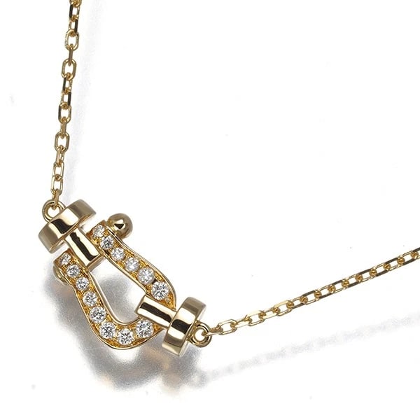 FRED DIAMOND FORCE 10 SMALL NECKLACE 18K 750 YELLOW GOLD: FRED Diamond Force 10 Small Necklace 18K 750 Yellow Gold Brand: FRED Type/Style: Necklace Material: 18K 750 Yellow Gold Main Stone Natural Color: Yellow Gold Size: Necklace length: 37 / 39cmPendant si