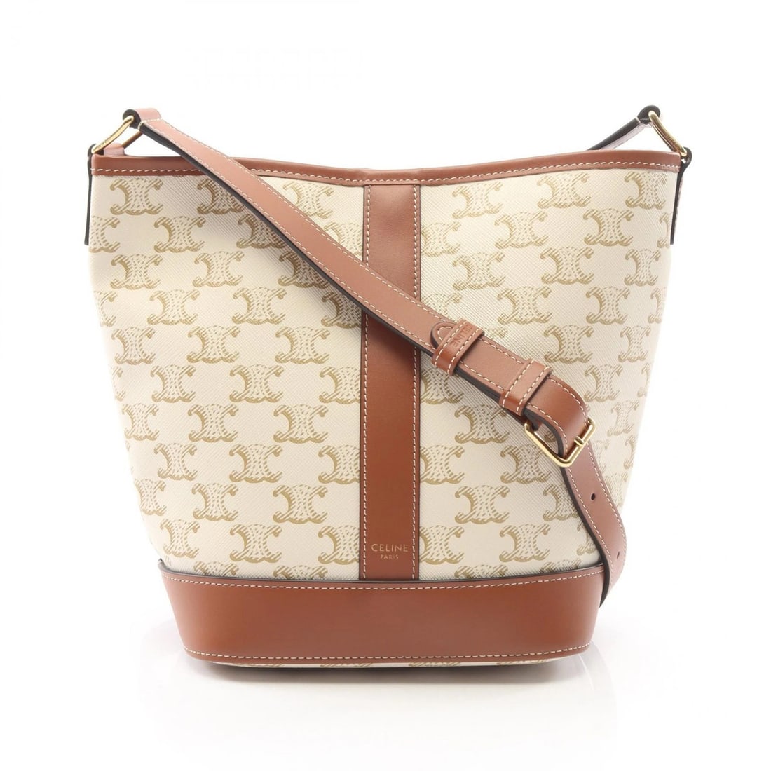 CELINE SMALL BUCKET TRIOMPHE SHOULDER BAG (1 of 5)