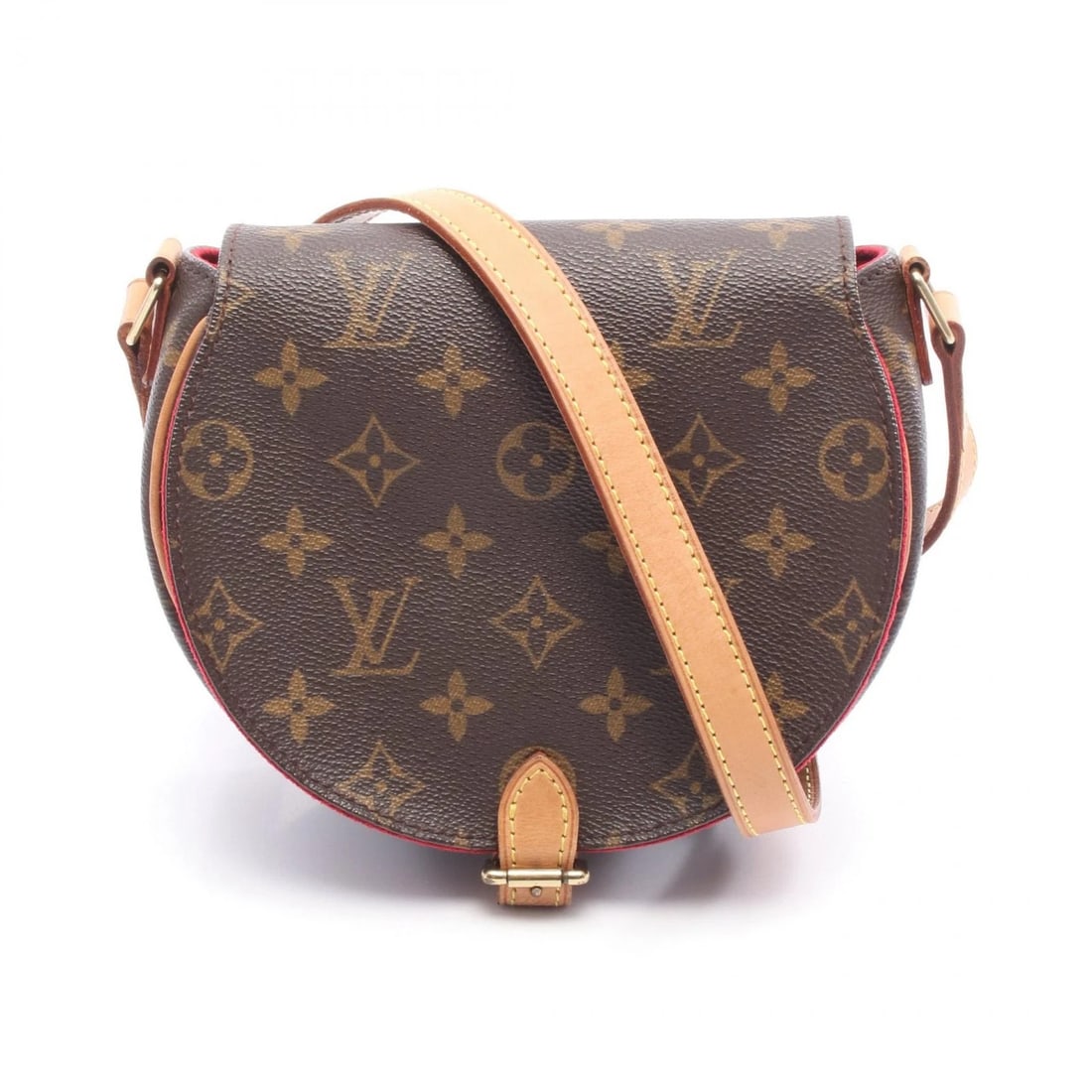 LOUIS VUITTON TAMBOURIN SHOULDER CROSSBODY BAG: LOUIS VUITTON tambourin Shoulder Crossbody Bag Brand: LOUIS VUITTON Type/Style: Shoulder Bag Material: Exterior Material Monogram and PVC coated canvas and leather Color: Exterior Color Brown?ish colo
